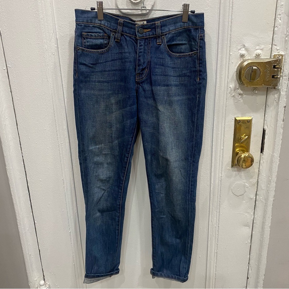 PAIGE Slouchy Boyfriend Jeans Blue Denim size 26